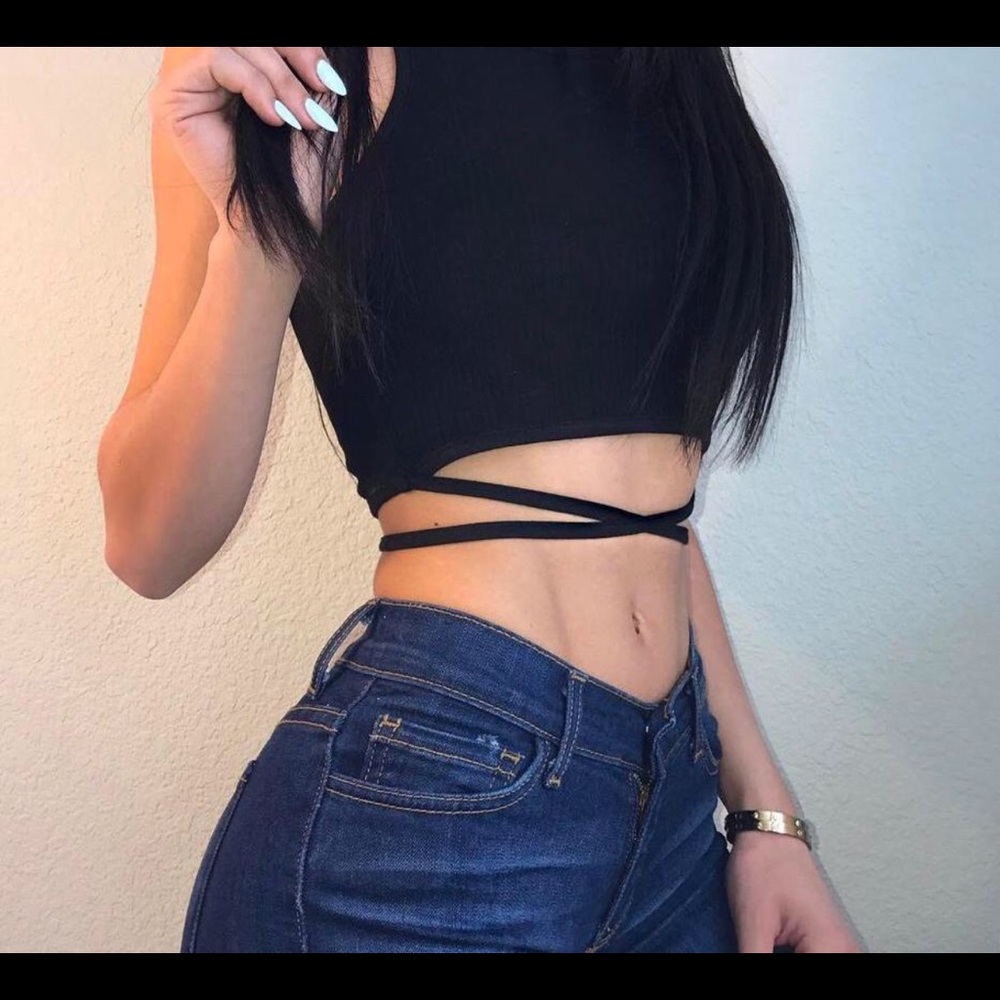 Criss Cross Crop Top